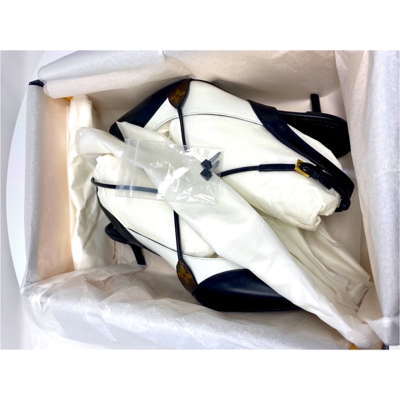 Louis Vuitton Line up pump multicolor heel black - Picture 10 of 11